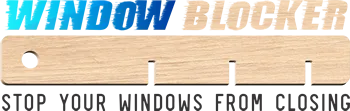 Window Blocker | Stop your window from closing during heavy winds Logo